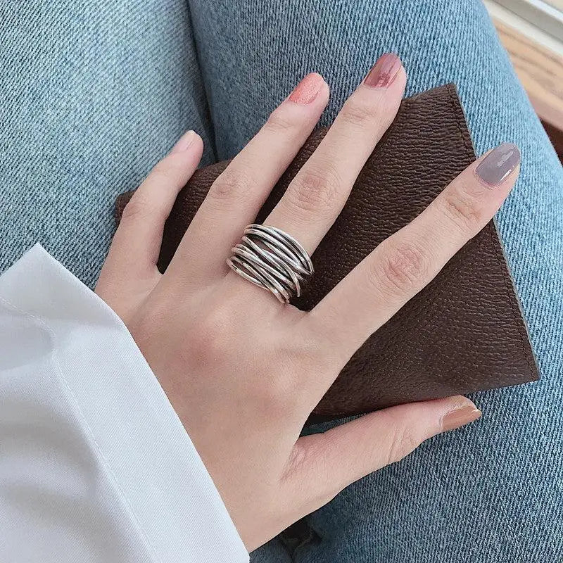 Adjustable silver shift ring