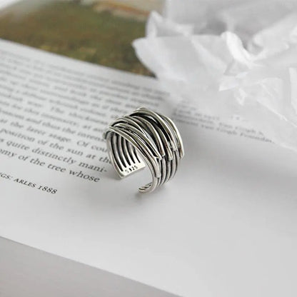 Adjustable silver shift ring