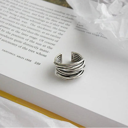 Adjustable silver shift ring
